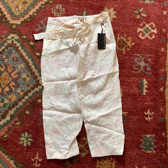 Alexandra Bartlett Women’s Linen Pants Size 12 - Picture 1 of 3